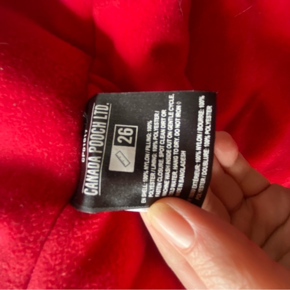 Canada Pooch Dog Coat Size 26 - Picture 4 of 4